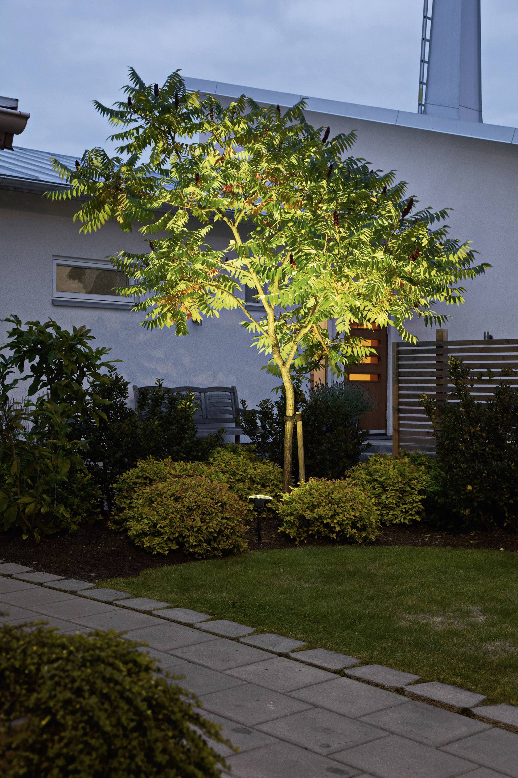 KONSTSMIDE LED-Gartenleuchte LED 4 W Warm-Weiß Konstsmide Amalfi 7646-000 Schwarz