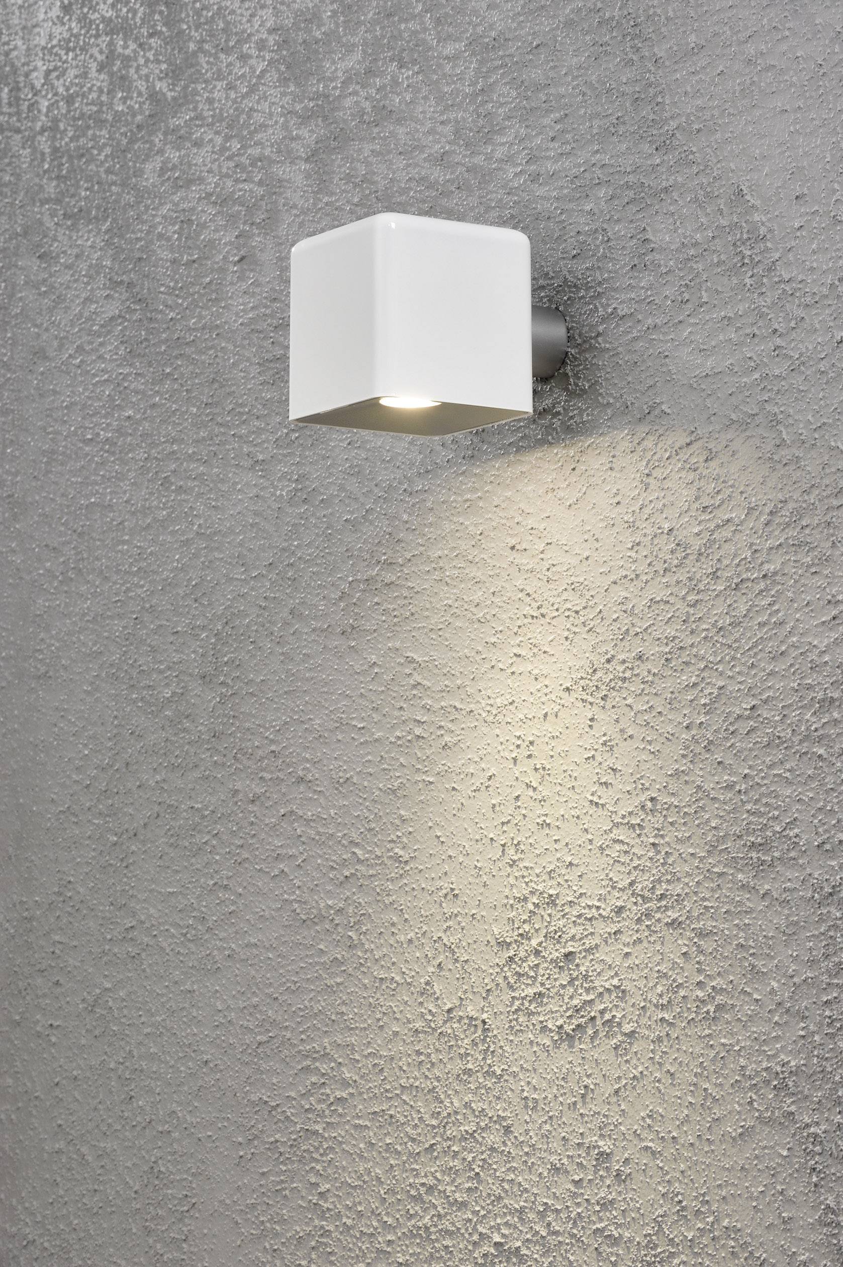 KONSTSMIDE LED-Außenwandleuchte 3 W Warm-Weiß Konstsmide Amalfi Nova 7681-200 Weiß