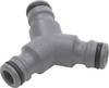 GARDENA 00934-50 Kunststoff Y-Stück Steckkupplung, 13 mm (1/2") Ø