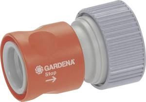 Gardena Premium Wasserstop 19 mm 34 Zoll Aquastop schneller Gerätewechsel