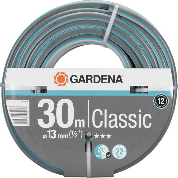 GARDENA 18009-20 Gartenschlauch Schlauch-Innen-Ø=13 mm 30 m 1/2 Zoll 1 St. Grau, Blau