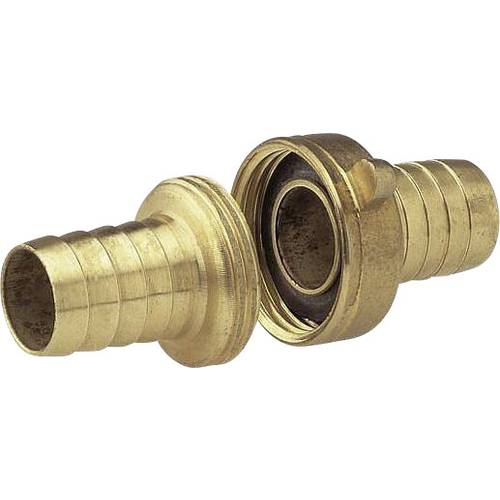 GARDENA 07151-20 7151 Messing Schlauch-Verschraubung 26,44 mm (3/4) AG, 24,2 mm (3/4) IG, 13 mm (1/2) Ø
