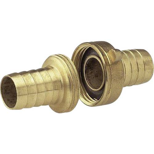 GARDENA 07152-20 7152 Messing Schlauch-Verschraubung 30,3 mm (1) IG, 33,25 mm (1) AG, 19 mm (3/4) Ø