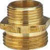 GARDENA 07263-20 Messing Reduzierung-Gewindenippel 33,25 mm (1") AG, 26,44 mm (3/4") AG