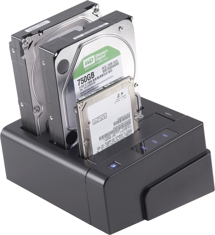 Renkforce rfdocking05 USB 3.0, eSATA SATA 3 Port Festplatten