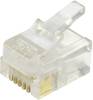 BEL Stewart Connectors 940-SP-3066 Modular-Stecker ungeschirmt für Flachkabel 940-SP-3066 Stecker, gerade Pole: 6P6C Glasklar 1 St.