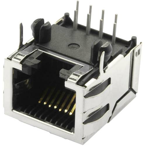 Thumbnail - BEL Stewart Connectors SS70100-011F Modular-Einbaubuchse geschirmt Cat.5 mit Schirmlaschen SS70100-011F Buchse, Einbau h...
