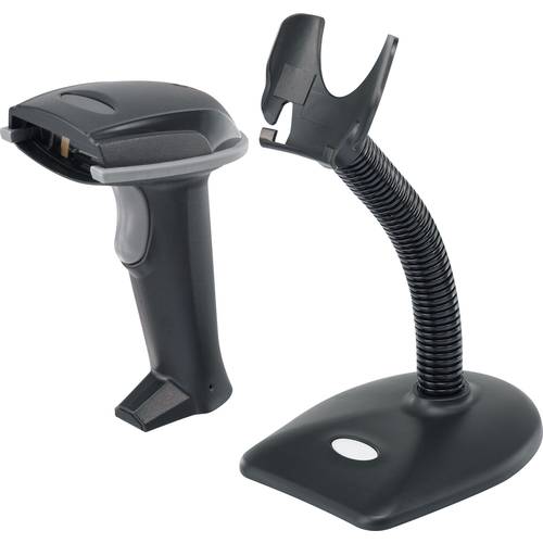 Renkforce LS6320E USB-Kit Autosense Barcode-Scanner Kabelgebunden 1D Laser Schwarz Hand-Scanner USB