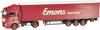 Herpa 303330 H0 LKW Modell MAN TGX XLX Gardinenplanen-Sattelzug "Emons Russland" (RUS)"