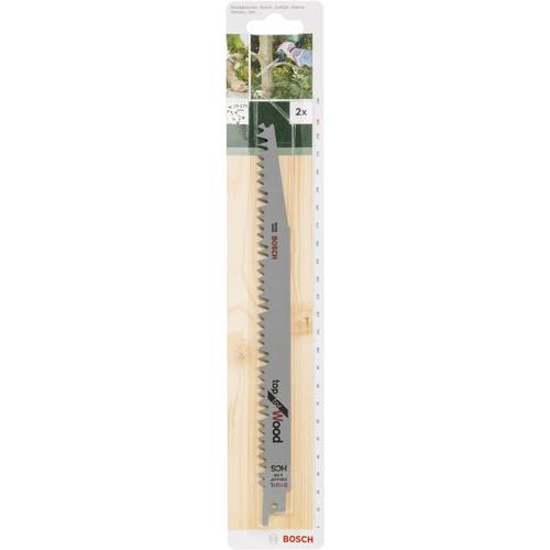 Bosch Accessories 2609256702 Säbelsägeblatt HCS, S 1131 L Top for Wood Sägeblatt-Länge 228 mm 2 St.