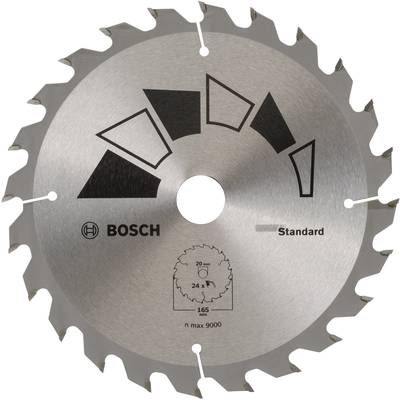 Bosch Accessories Standard 2609256B55 Kreissägeblatt 165 x 20 mm Zähneanzahl: 24 1 St.