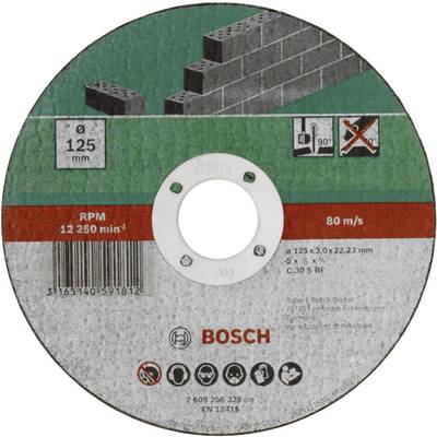 Bosch Accessories C 30 S BF 2609256328 Trennscheibe gerade 115 mm 1 St. Stein, Beton