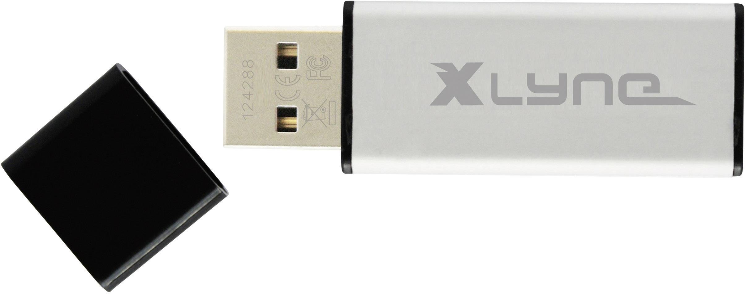 XLYNE Stick USB2.0 1GB xlyne \"ALU\" [bk/sr] rt