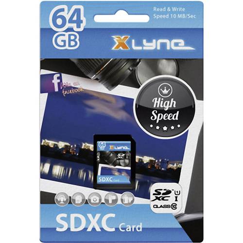 Xlyne 7364000 SDXC-Karte 64 GB Class 10, UHS-I