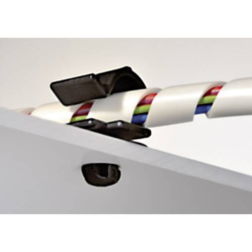 HellermannTyton HC48FT6 Kabelhalter 151-00680 Bündel-Ø-Bereich 6.60 mm (max) mit Lamellenfuß Schwarz 1 St.