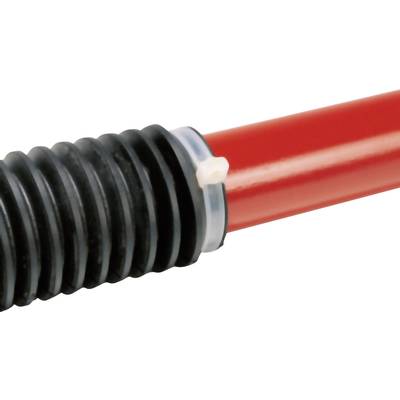 HellermannTyton 121-82160 KR8/21-W-BK-L1 Kabelbinder 210 mm 8 mm Schwarz mit Glasfaserstift-Verschluss, UV-stabilisiert 