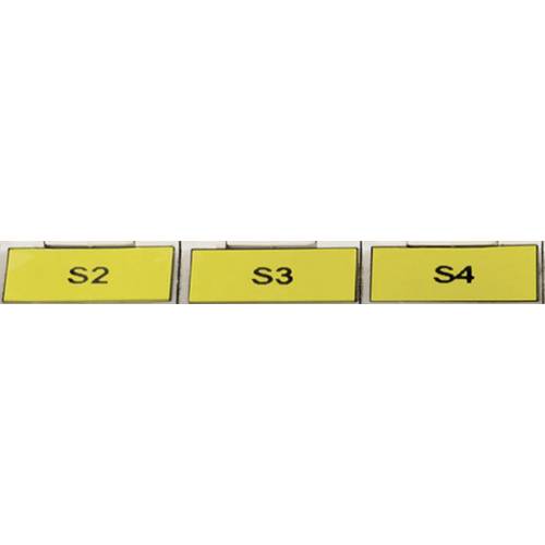 Thumbnail - HellermannTyton 594-01102 TAG120LA4-1102-YE Kabel-Etikett Helatag 15.20 x 6.40 mm Farbe Beschriftungsfeld: Gelb Anzahl E...