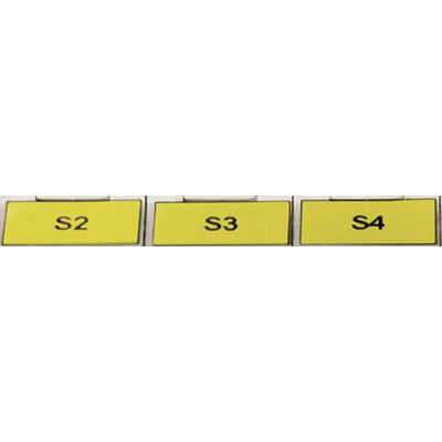 HellermannTyton 594-11102 TAG121LA4-1102-YE Kabel-Etikett Helatag 20 x 8 mm Farbe Beschriftungsfeld: Gelb Anzahl Etikett