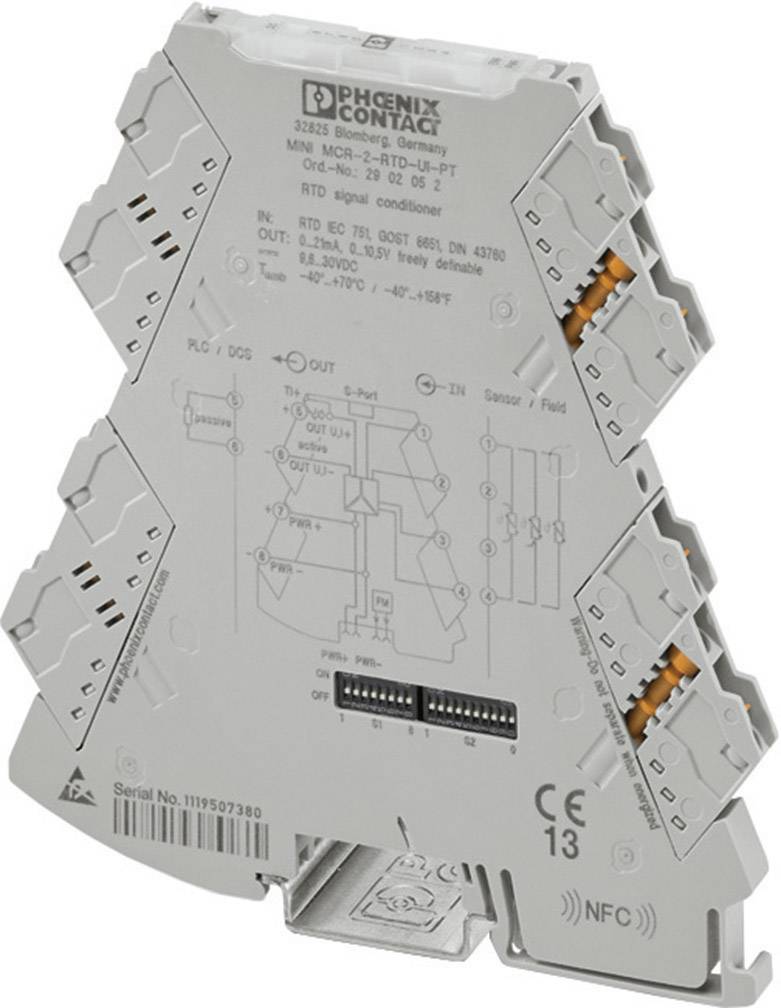 PHOENIX CONTACT MINI MCR-2-RTD-UI Temperaturmessumformer 2902049