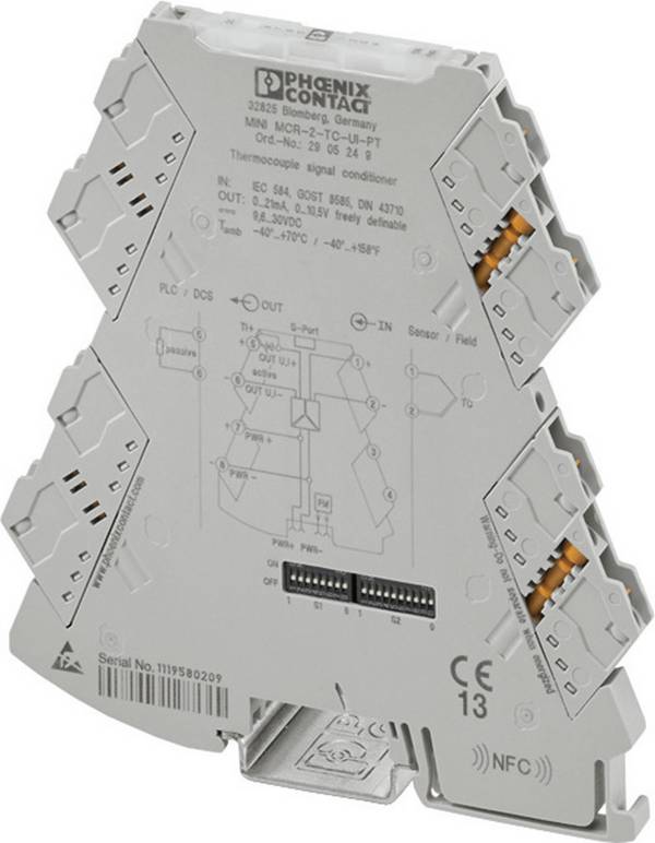 Phoenix Contact MINI MCR-2-TC-UI-PT Konfigurierbarer Temperaturmessumformer 2905249