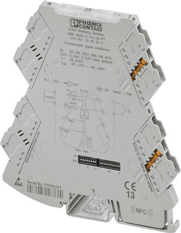 Phoenix Contact MINI MCR-2-TC-UI Konfigurierbarer Temperaturmessumformer 2902055