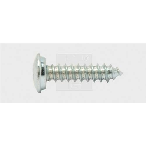 SWG 103481325 Nummernschild-Schrauben 4.8 mm 13 mm Kreuzschlitz Phillips Stahl verzinkt 100 St.