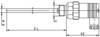 Jumo Temperatursensor 902044/20-380-1003-1-8-100-104 Fühler-Typ Pt100 Messbereich Temperatur-50 bis 200 °C Fühlerbreite 8 mm kalibriert (ISO)