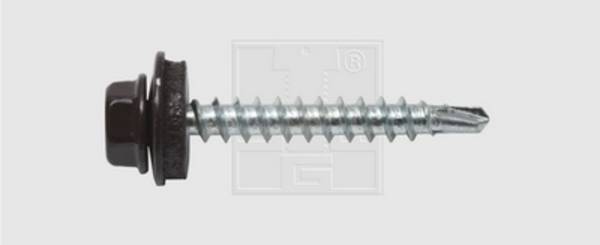 SWG 2114825520  Bohrschraube 4.8 mm 25 mm Außensechskant    Stahl verzinkt 100 St.
