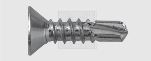 SWG 1890394565  Bohrschraube 3.5 mm 19 mm Kreuzschlitz Phillips DIN 7504-P   Stahl verzinkt 100 St.