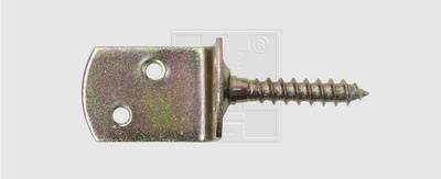 SWG Flechtzaunbeschlag 30 mm Stahl verzinkt 4009146470896 100 St. (L x B x H) 30 x 28 x 38 mm