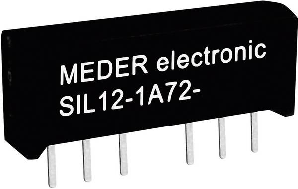 StandexMeder Electronics SIL05-1A72-71L Reed-Relais 1 Schließer 5 V/DC 1 A 15 W SIL-4