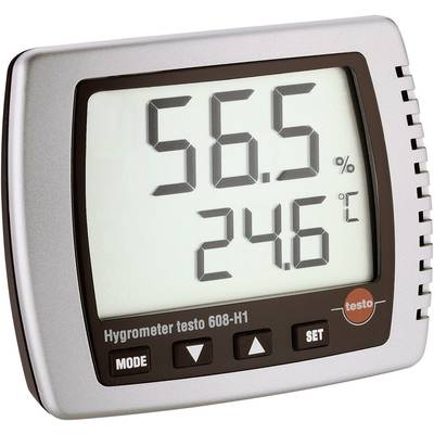 testo 608-H1 Luftfeuchtemessgerät (Hygrometer) kalibriert (ISO) 10 % rF 98 % rF Taupunkt-/Schimmelwarnanzeige