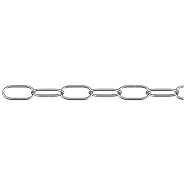 dörner + helmer 152320 Uhrkette Nickel Stahl vernickelt 25 m