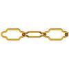 dörner + helmer 153492 Zierkette Messing Stahl 20 m