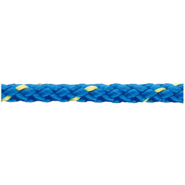 Polypropylenschotleine geflochten (Ø x L) 6 mm x 200 m dörner + helmer 190085 Blau, Gelb
