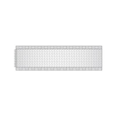 dörner + helmer  Klettband zum Aufnähen Haftteil (L x B) 25 m x 20 mm Weiß 25 m