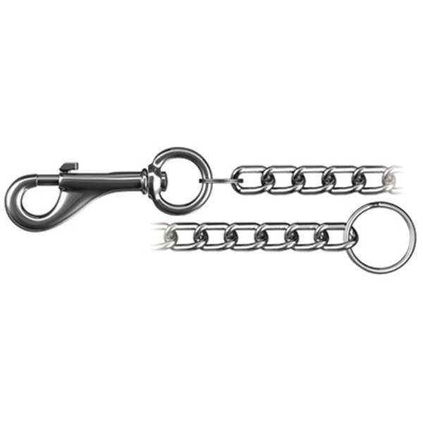 dörner + helmer 4810704 Schlüsselbundkette Nickel Messing vernickelt 35 cm
