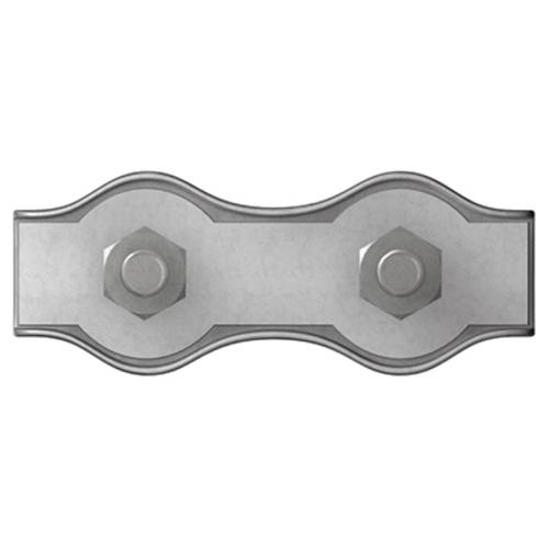 Seilklemme 3 mm Stahl galvanisch verzinkt dörner + helmer 4814454 20 St.