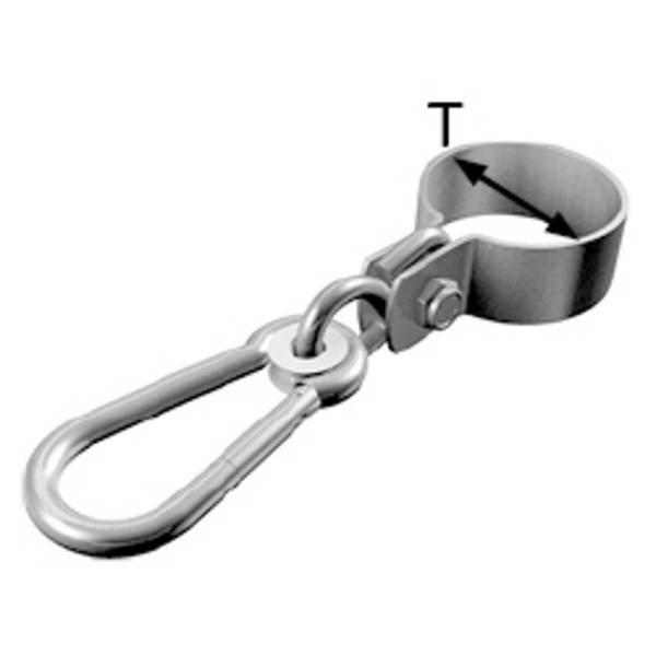 dörner + helmer 4814844 Manschettenhaken Ø 50 mm für Rohr    6 St.