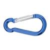 dörner + helmer 4815704 Karabinerhaken Aluminium blau eloxiert 60 mm 20 St.