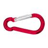 dörner + helmer 4815824 Karabinerhaken Aluminium rot eloxiert 80 mm 12 St.
