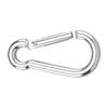 dörner + helmer 4815734 Karabinerhaken Aluminium silber eloxiert 60 mm 20 St.