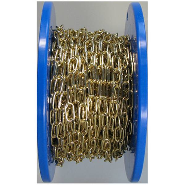 dörner + helmer 153512S Zierkette Messing Stahl vermessingt 30 m