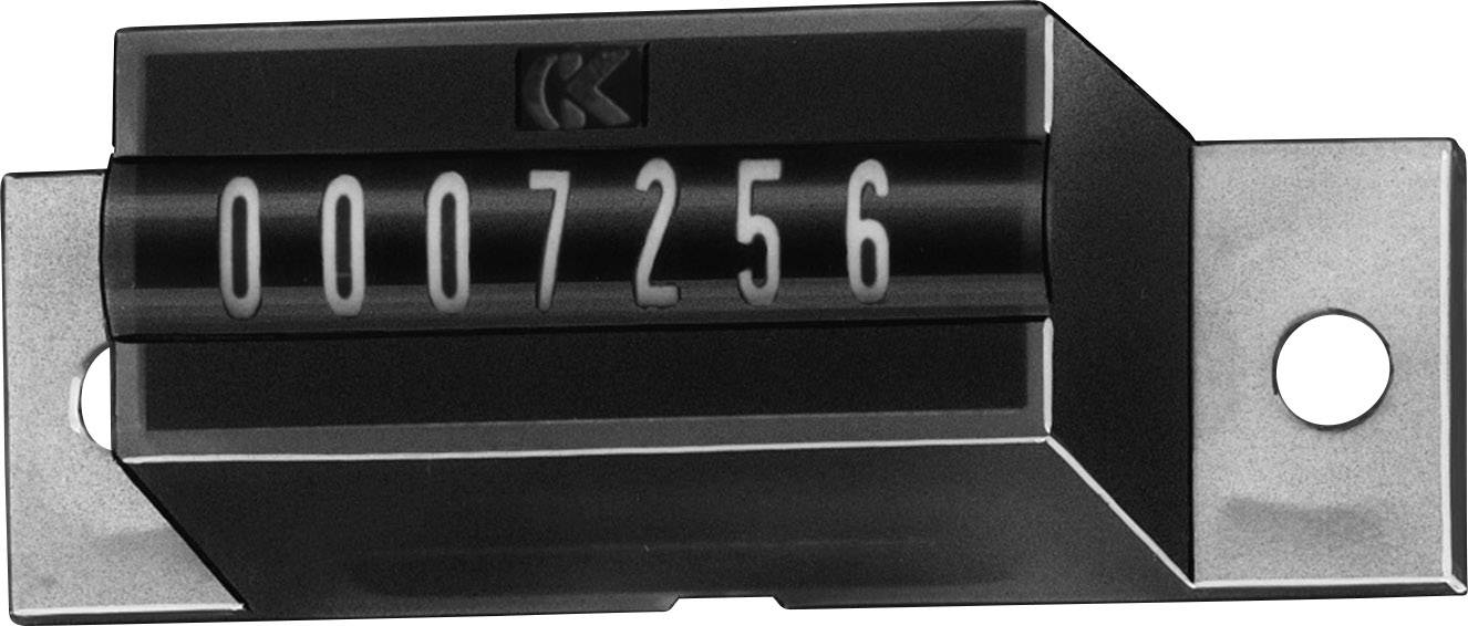 KÜBLER AK 07.00 24 V/DC Summierzähler Typ AK 07, 7stellig Einbaumaße 29 x 14 mm
