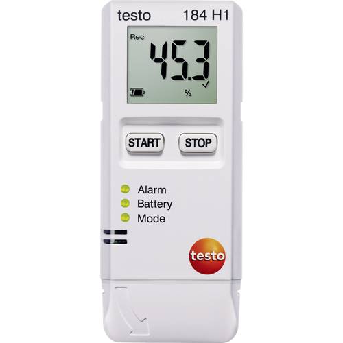 testo 0572 1845-D 184 H1 Multi-Datenlogger kalibriert (DAkkS-akkreditiertes Labor) Messgröße Temperatur, Luftfeuchtigkei...