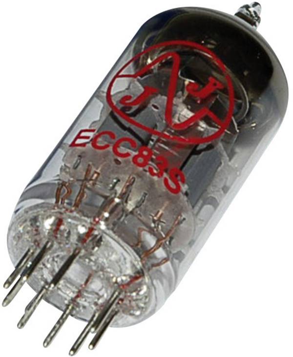 BTB Vertrieb ECC 83 = 12 AX 7 Elektronenröhre Doppeltriode 100 V 0.5 mA Polzahl: 9 Sockel: Noval Inhalt 1 St.