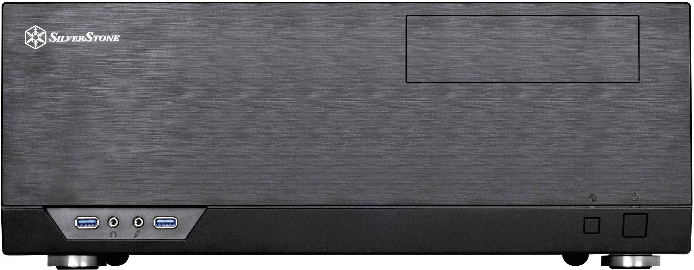 SilverStone Grandia GD09 - Tower - SSI CEB - keine Spannungsversorgung (ATX / PS/2) - Schwarz - USB/Audio-0