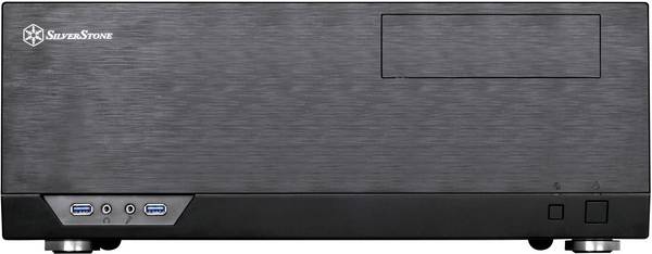 SilverStone Grandia GD09 - Tower - SSI CEB - keine Spannungsversorgung (ATX / PS/2) - Schwarz - USB/Audio