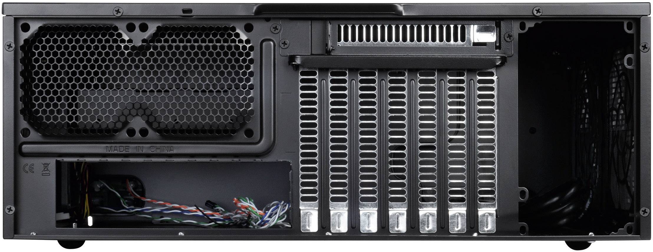 SilverStone Grandia GD09 - Tower - SSI CEB - keine Spannungsversorgung (ATX / PS/2) - Schwarz - USB/Audio-4