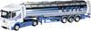 Herpa 303460 H0 LKW Modell Mercedes Benz Bigspace Lebensmittelchromtank-Sattelzug "Lettl"